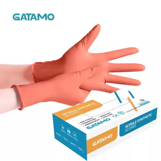 Medical Nitrile Gloves | Orange Nitrile Gloves | Glovegatamo